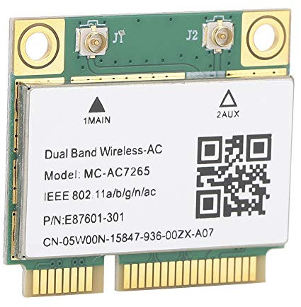 MC - AC 7265 Netzwerkkarte - Dualband-Netzwerkkarte Eingebaut für 7265 AC Chip - Unterstützt das 802.11a / B/G/N/Ac-Netzwerkprotokoll