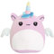 POPOYU Einhorn Kuscheltier Einhorn Plüschtier,25CM Happy Birthday Katze Geburtstag Kuscheltiere Mädchen,Plüschkissen für Kinder,Geburtstag Stofftiere Plüsch-Puppe Stofftier Geschenk