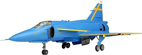 Platz TPA-35 1/48 Swedish Air Force JA37 Jaktovigen Blue Peter Swedish Air Force 75th Anniversary Machine de peinture avec pièces de gravure exclusives incluses