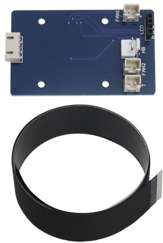 VGOL Placa extrusora de transferencia de impresora 3D, placa adaptadora PCB, kit de cable de cinta de 20 pines, compatible con accesorios Artileri Sidewinder X1