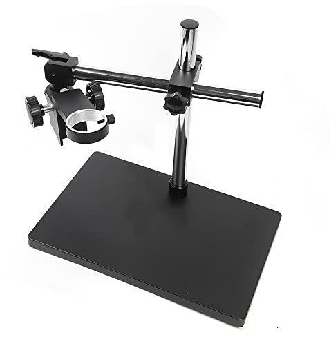 WindWilder Mikroskope Halter Holder Set of Digital Microscope Camera Table Stand Holder Höhenverstellbar 10-265mm, Durchmesser der Objektivschnittstelle ¢50mm, Mobiler Tisch 200x158 x26mm
