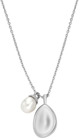 Skagen Damen-Halskette Agnethe Pearl Silver Edelstahl, SKJ1831040