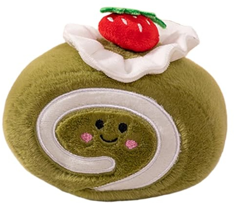 Peluche para tartas, animales de peluche con comida - Muñeca de comida para simulación de pastel de fresa rellena,Juguete de muñeca de peluche con pastel relleno, lindos animales de peluche con rollol