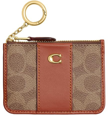 Coach Mini ID Skinny Signature en Toile enduite