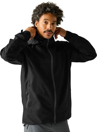 Regatta Herren Mens Oakhowe Outdoor Active Jackets Waterproof Shell Regenmantel (1er Pack)