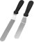 TPZORJX 2Pcs Spatola per Dolci, Spatola per glassa in acciaio inox,Spatola Pasticceria 6/8 di Pollice, Spatola per Torte, Spatola Cucina per Spalmare La Crema, Glassa, Decorazione di Torte