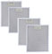 Cloudpower Filtro de aluminio para campana extractora, 34 x 28 cm, filtro de ventilación de campana extractora de 5 capas para extractor, ventilador, campana extractora, cubierta de malla, filtro de