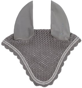 Cavallo Jetty Fliegenohren aus Funktionsjersey mud Taupe Horsefashion 2025, Größe:WB