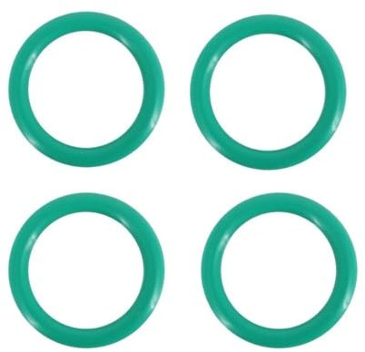 5 Stück runde Dichtung, Fluorkautschuk FKM-Kautschuk, wetterbeständig, grüner O-Ring for die Automobilindustrie(25x2mm)