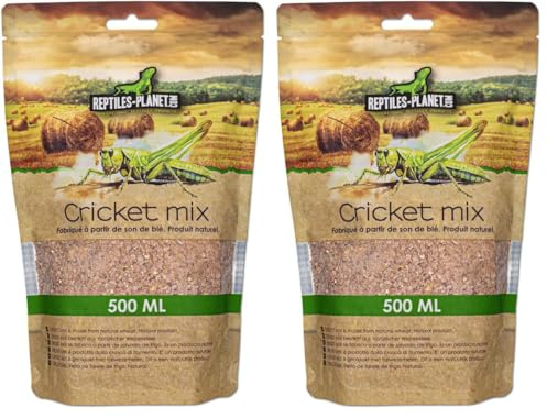 Reptiles Planet - Cricket Mix - Nourriture pour Insectes - 500 ML (Lot de 2)