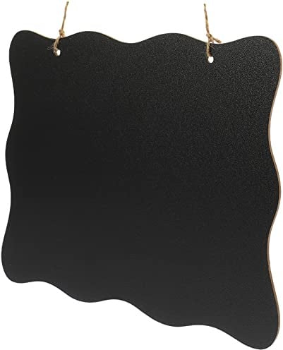 SOPOTUTU Kreidetafel als Praktische Memotafel aus Dichteplatte Doppelseitige Hängende Abwischbar und Geruchlos für Zuhause oder Geschäft