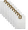 Puupaa Lot de 10 sacs d'aspirateur non tissés à 5 couches, sacs filtrants à poussière de rechange pour aspirateur robot Karcher T 7, T7/1, T8/1, T12/1 DS5300