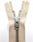 Reißverschluss Hosen Metall 4mm silber 572 sand 14cm