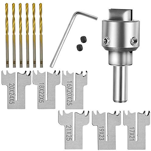 Juego de Brocas para Anillo de 13 Piezas, Broca para Anillo de Madera, Broca para Hacer Anillos de Madera, Broca para Cuentas de Madera de Acero para Hacer Anillos DIY, JoyeríA