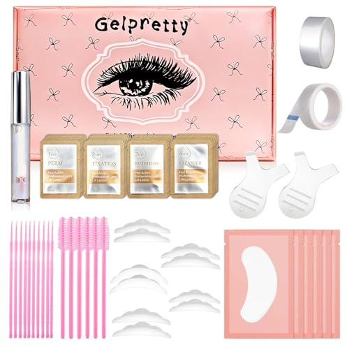 Wimpernlifting Set, Locke Lash Lift Kit, Lash Lifting Wimpern Perming Kit, FüR Dickere Wimpern, Einfach Zu Bedienen, FüR Salon Und Diy Zu Hause Verwenden