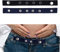 Bequeme Hosenverlängerung, 2 Stück, für Schwangere, Lieblingshosen bis zur 24. Woche nutzen, Hosenerweiterung 3 x Längen-verstellbar, bis 24 cm Bundverlängerung, starke Druckknöpfe für Gürtellaschen