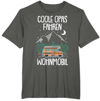 Coole Opas fahren Wohnmobil Grossvater Opa Geschenk Camping T-Shirt