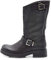 IF Fashion Scarpe Stivali da Donna al Polpaccio Biker Motociclista con Fibbie Anfibi 19007-9 Nero N.39