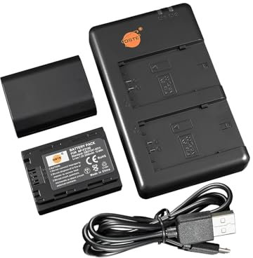 NP-FZ100 Lot de 2 Batteries de Rechange Rechargeables et Chargeur Double Compatible avec Sony FX30, a1, Alpha 9, A9, Alpha 9R, A9R, Alpha 9S, A7RIII, A7R3, a7 III