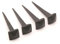 Hand Forged Handmade Old Antique Clavos Vintage Head Wrought Iron Nail 4 pcs