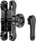 BRCOVAN R24L-1 Aluminum Alloy Anti Theft Double Socket Arm for RAM Mounts B Size 1 Inch Ball Mount Base