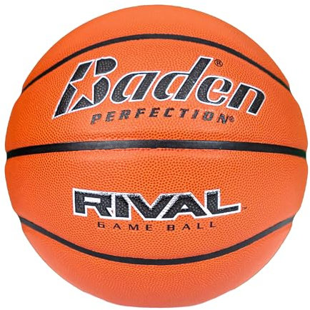 Baden Rival Game Basketball - Size 7 (29.5), Orange