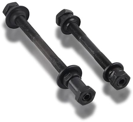 Quick Release Hub Hollow, Bike Front Rear Hub Cam Action Lever Front and Rear Axle Steel Shaft Bike Wheel Nut Conversion Adapter Tool Skewer Bicycle Accessories for Road Mountain Trail Dirt Bike BMX