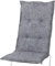 40462-710 Sun Garden Auflage Hochlehner Prato grau Blätter 120x49x8 cm Sitzpolster (ohne Stuhl)