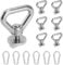 12PCS Zurrösen zur Ladungssicherung Set, M8 Zurrösen Edelstahl, mit Karabinerhaken, kompatibel mit VW T5 T6 Bully Multivan California Beach Caravelle