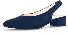 Gabor Damen Slingpumps, Frauen Absatzschuhe,bequem,high Heels,Heels,hochhackige Schuhe,stoeckelschuhe,Ausgehschuhe,Atlantik,40 EU / 6.5 UK