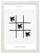 Nacnic Abstrakt Pop Art Poster Paz Tic TAC Toe Moderne künstlerische Illustrationen für die Innendekoration.
