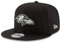 New Era NFL 9FIFTY Schwarz Weiß Verstellbare Snapback Hat Cap One Size Fits All, Baltimore Ravens, Einheitsgröße
