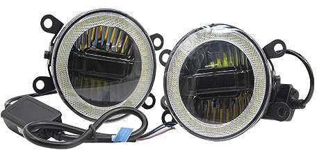 InkRaz Nebelscheinwerfer Für Dacia Duster 2010 2011 2012 2013 2014 2015 Auto Front Nebel Licht Tagfahrlicht Lampe DRL Angel Eye Birne 12V