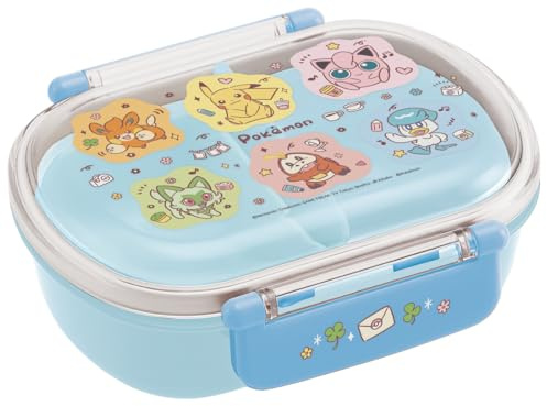 Skater QAF2BAAG-A Bento Box, 360.8 ml (360 ml), Pokemon Joyful antibacteriano, para niños, fabricado en Japón