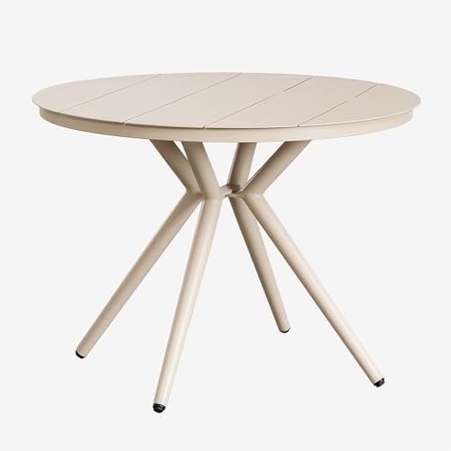 SKLUM Valerie runder Gartentisch aus Aluminium - Ø100 cm