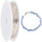 SUNNYCLUE 25m Silver & Copper Jewellery Wires - 0.6mm 22 Gauge Tarnish Resistant Beading Wires for Jewellery Making & Sculpting