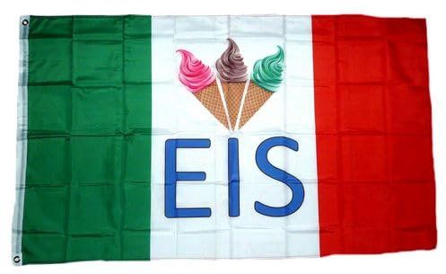 Fahne/Flagge Eis Italien 90 x 150 cm