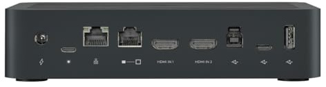 Logitech Rally Table Hub, For Rally/Rally Plus Systems (Renewed) | 993-001952, Analyses Audio from up to 7 Mic Pods, USB Type A, B & C, 2x HDMI, RJ-45, Bluetooth