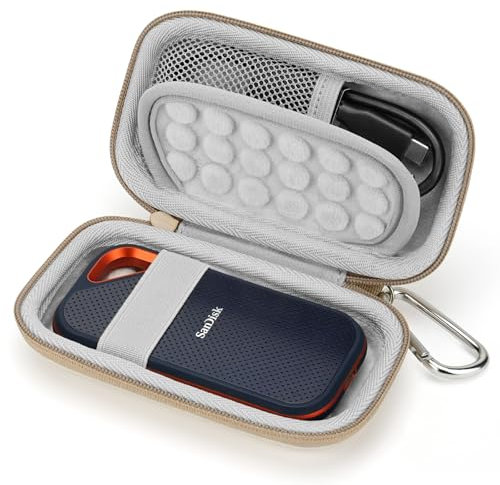 Yinke Étui de Protection pour SD Portable/Extreme/Extreme Pro Portable SSD 500 Go/1 TB/2 to/4 to, Disque Dur de Voyage Étui de Transport