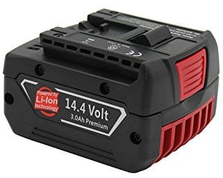 KINSUN Batteria sostitutiva agli ioni di litio per elettroutensili 14,4 V 3,0 Ah per trapano avvitatore a batteria BAT607, BAT614, GSR 1440-LI, 2 607 336 318, 2 607 336 607, 2 607 336 740