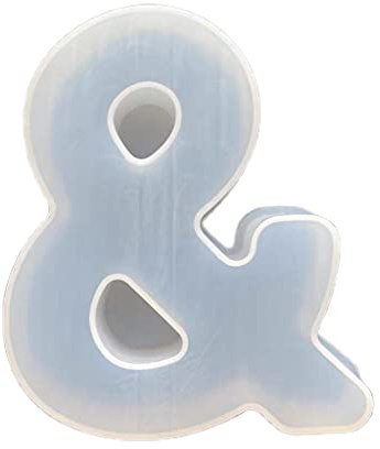 Silikonformen, groß, 26 Buchstaben, Epoxidharz-Formen für Handwerk, Geburtstag, Party, Hochzeit, Heimdekoration