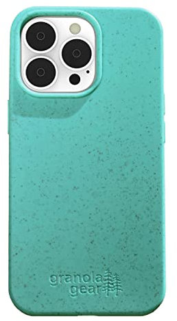 Eco by GranolaGear - Eco-Friendly Phone Case for iPhone 16 Pro - Biodegradable, Compostable, Plastic-Free, Made from Plants - Sea Glass