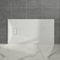 Aquariss White Rectangular Shower Tray Slate Effect SMC Slip-Resistant Shower Base for Bathroom Enclosures 1500x800mm with Waste