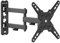 Wiltec Soporte de Pared para TV de 13- 43 inclinable +5°– -15°soporta hasta 20 kg ángulo de Giro +90°-90° Soporte para televisor de fácil instalación y para Ahorro de Espacio