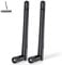 Cuhostki WiFi Antenna (2-Pack) 2.4GHz 5GHz 5.8GHz 3dBi MIMO RP-SMA Male Antenna for WiFi Router Wireless Network Card USB Adapter Video Surveillance Monitor