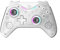 Floweringbeter Manette de jeu avec boutons tactiles, design compact pour Switch PC, accessoire de jeu noir et blanc (CM619-blanc)