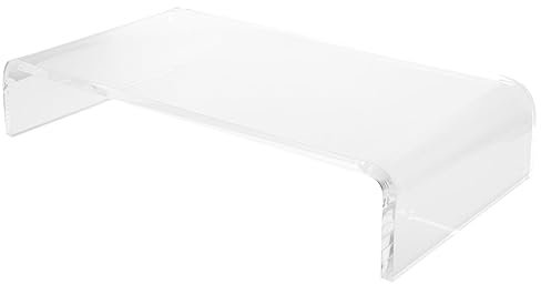 SHINEOFI Elevated Keyboard Cover Acrylic Material Cat Keyboard Riser Computer Protector Monitor Stand