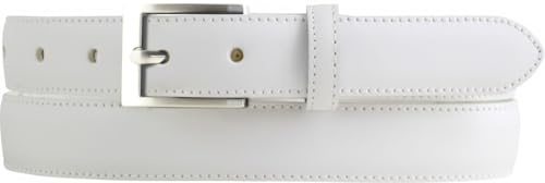 BELTINGER Gürtel aus Vollrindleder 2,5 cm | Schmaler Gürtel für Herren und Damen 25mm | Bombierter Ledergürtel