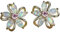 aaSccex Silver Earrings For Women Hoops Flat Back Earrings Diamond Cubic Zirconia Stud Earrings Silver Earrings Dangling Sterling Silver Stud Hypoallergenic Earrings Girls Women’S Jewellery