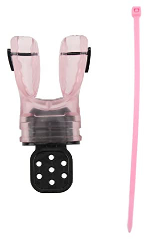 Jwthee Scuba -Tauchmundstück, Silikon -Bissformel -Tauch -Tauch -Mundstück -Regler für die meisten Standardregulatoren Tauchzubehör passt (Schönes Rosa)